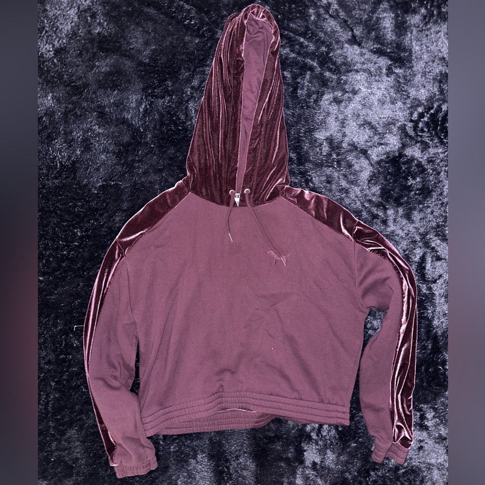 PINK Crop Hoodie
